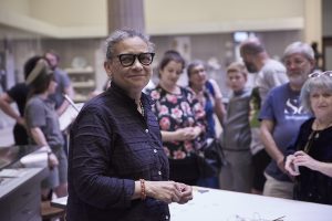 Lubaina Himid Jane Elizabeth Bennett's Art Zoo at the Harris Museum and Art Gallery - Photograph by Garry Cook