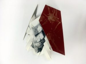 Jane Elizabeth Bennett, Fractured Self, Screenprinted Book March 2019 1