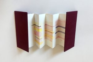 Heal, Water Colour Concertina Artist Book 3